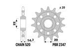 Pignon PBR acier standard 2347 - 520