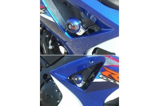 Kit fixation tampon de protection LSL pour GSXR1000 2007,  fixation sur cadre, avec platine de fixation alu