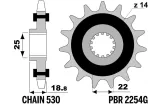 Pignon PBR acier standard 2254G - 530
