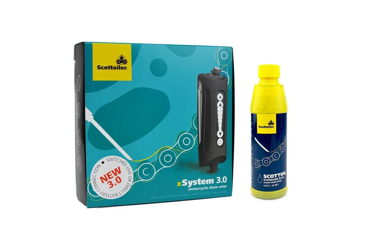 SCOTTOILER XSystem 3.0 + 250 ml Standard Blue (0-30°C)