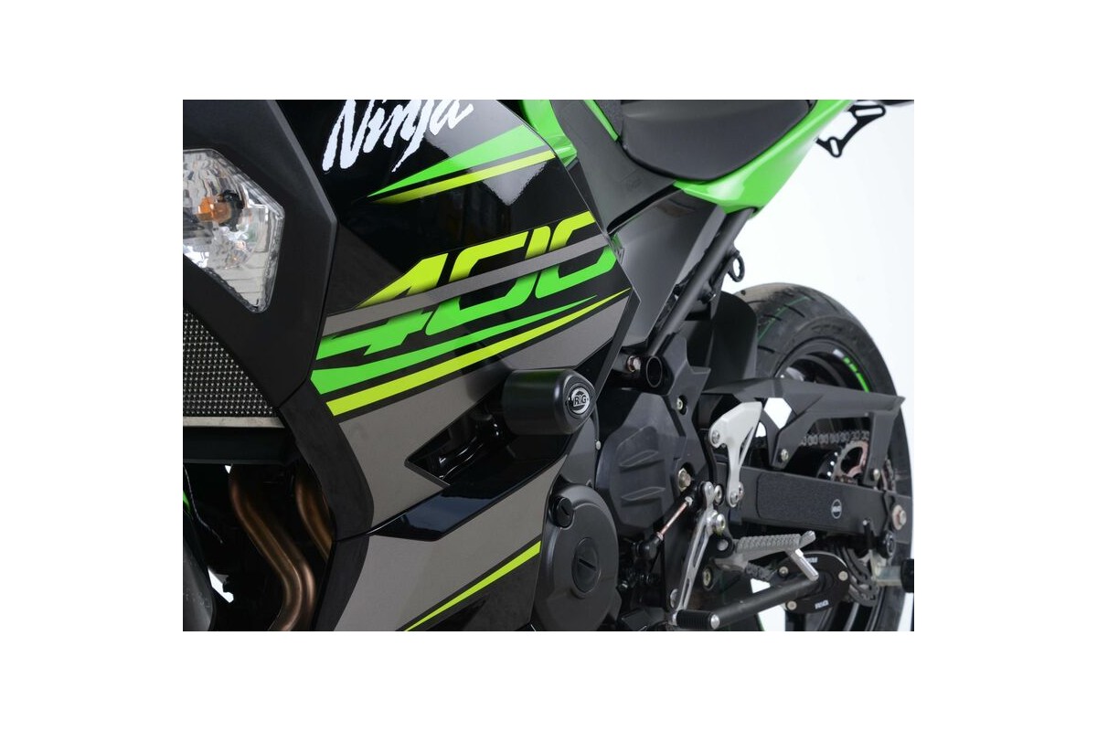 Tampon de protection R&G RACING Aero blanc Kawasaki Ninja 400/Z400 Tampon de protection R&G RACING Aero blanc Kawasaki Ninja 400/Z400