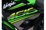 Tampon de protection R&G RACING Aero blanc Kawasaki Ninja 400/Z400