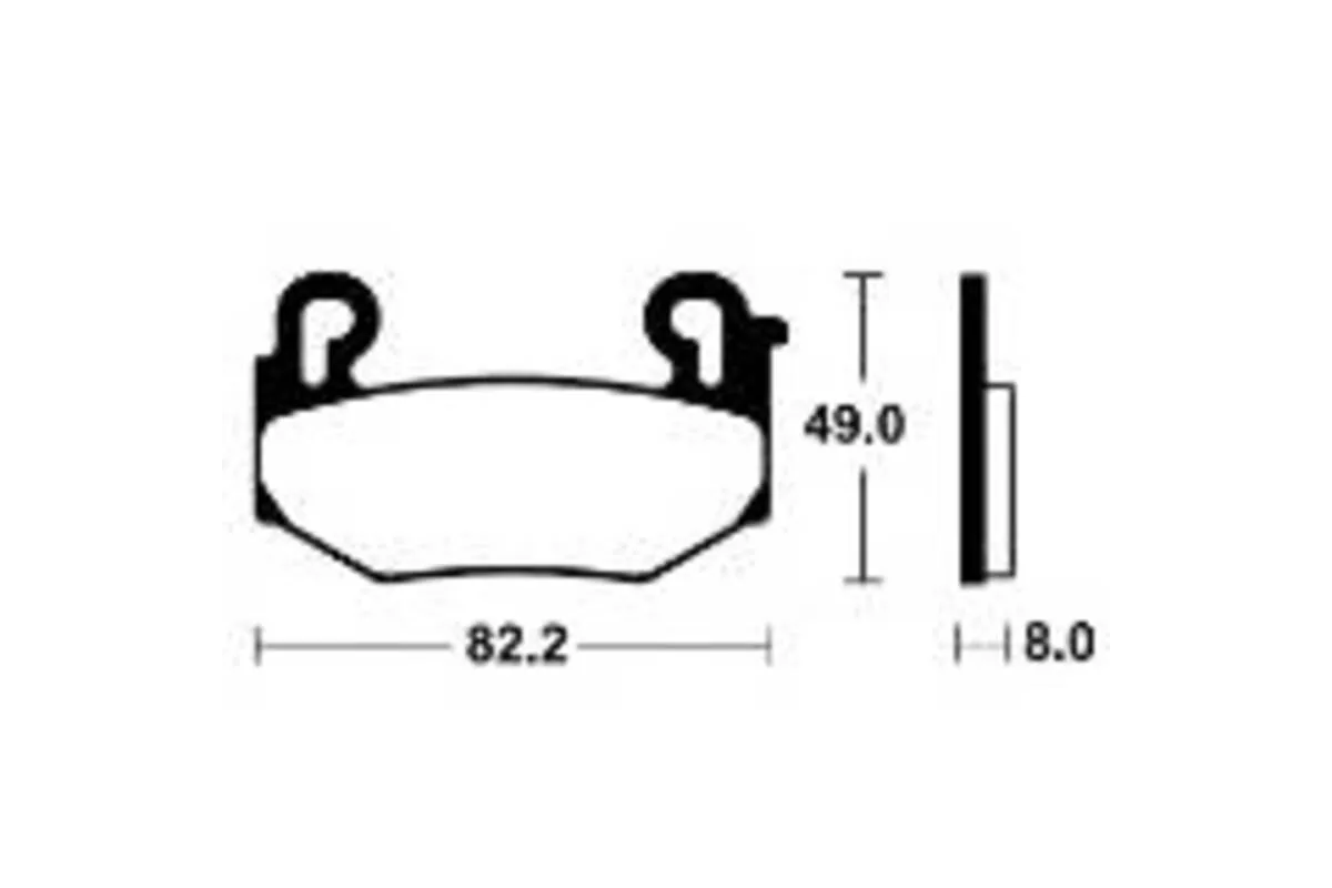Plaquettes de frein TECNIUM Performance métal fritté - MF504