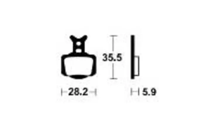 Plaquettes de frein TECNIUM MX/Quad Racing métal fritté - MOR506