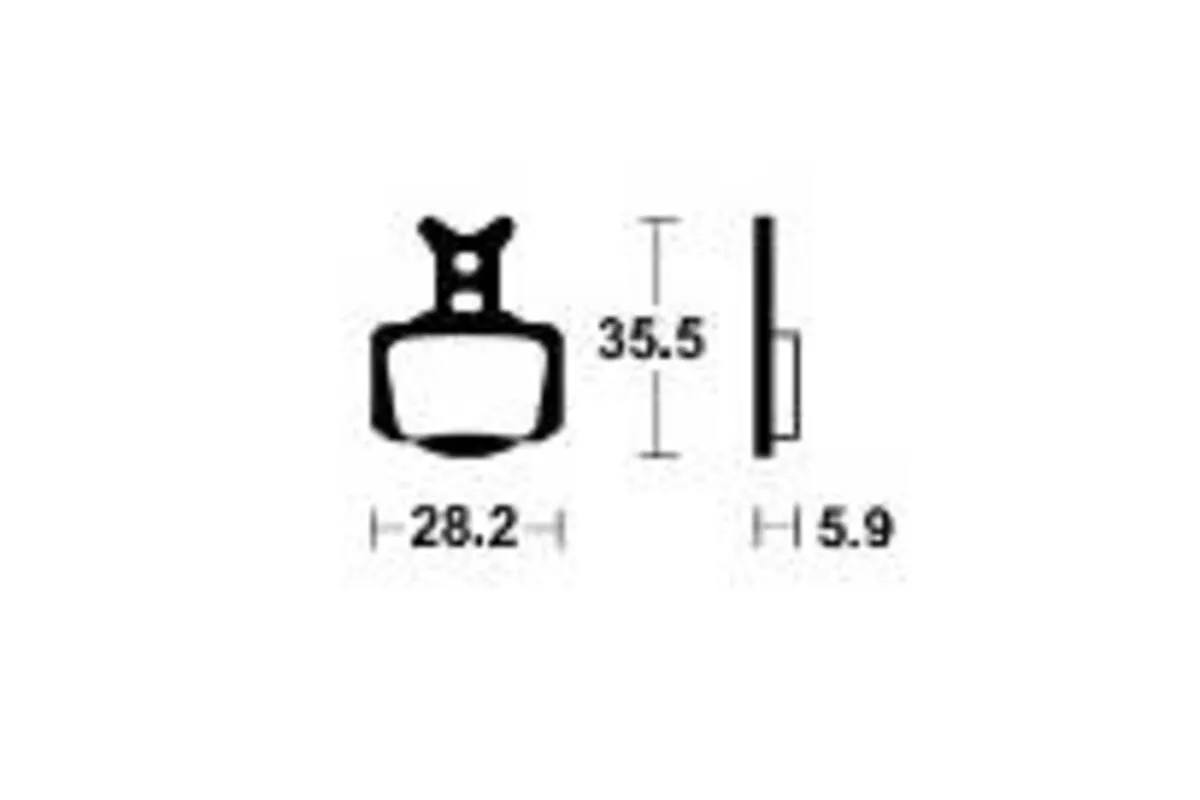 Plaquettes de frein TECNIUM MX/Quad Racing métal fritté - MOR506