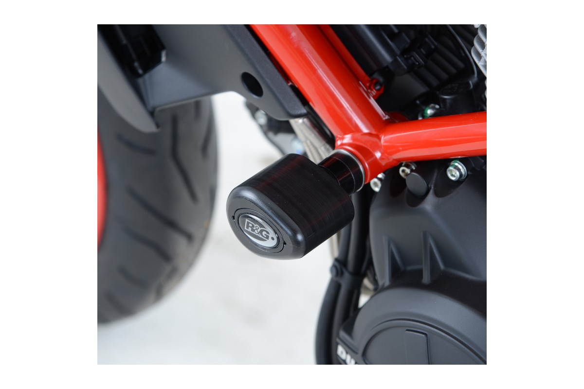 Tampons de protection R&G RACING Aero noir Ducati Monster 797