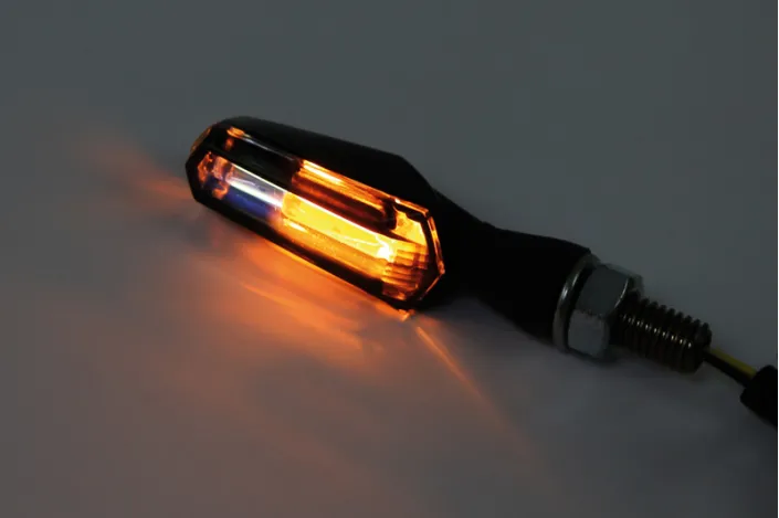 Clignotants avec feu de position LED HIGHSIDER smart SCURO 2in1 - verres fumés