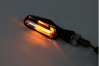 Clignotants avec feu de position LED HIGHSIDER smart SCURO 2in1 - verres fumés