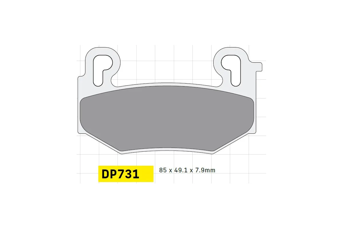 BRAKE PAD SINTRD DP731