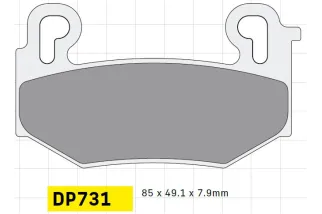 BRAKE PAD SINTRD DP731