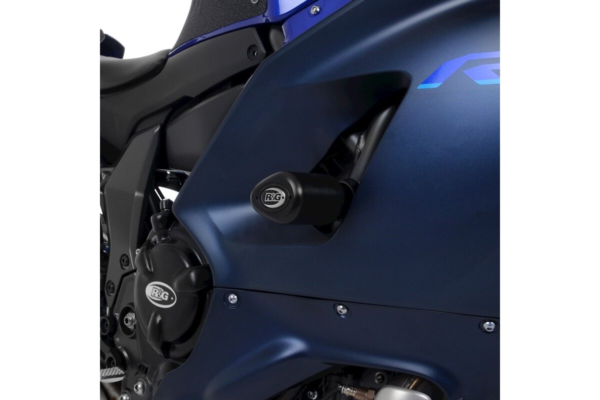 Tampons de protection R&G RACING Aero - noir Yamaha R7