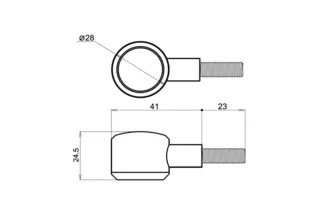 LED INDICATOR D-LIGHT SOL2 ORA