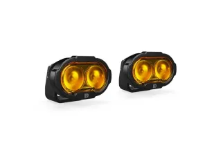 Kit d'éclairage universel DL2 lentille orange avec câblage Premium