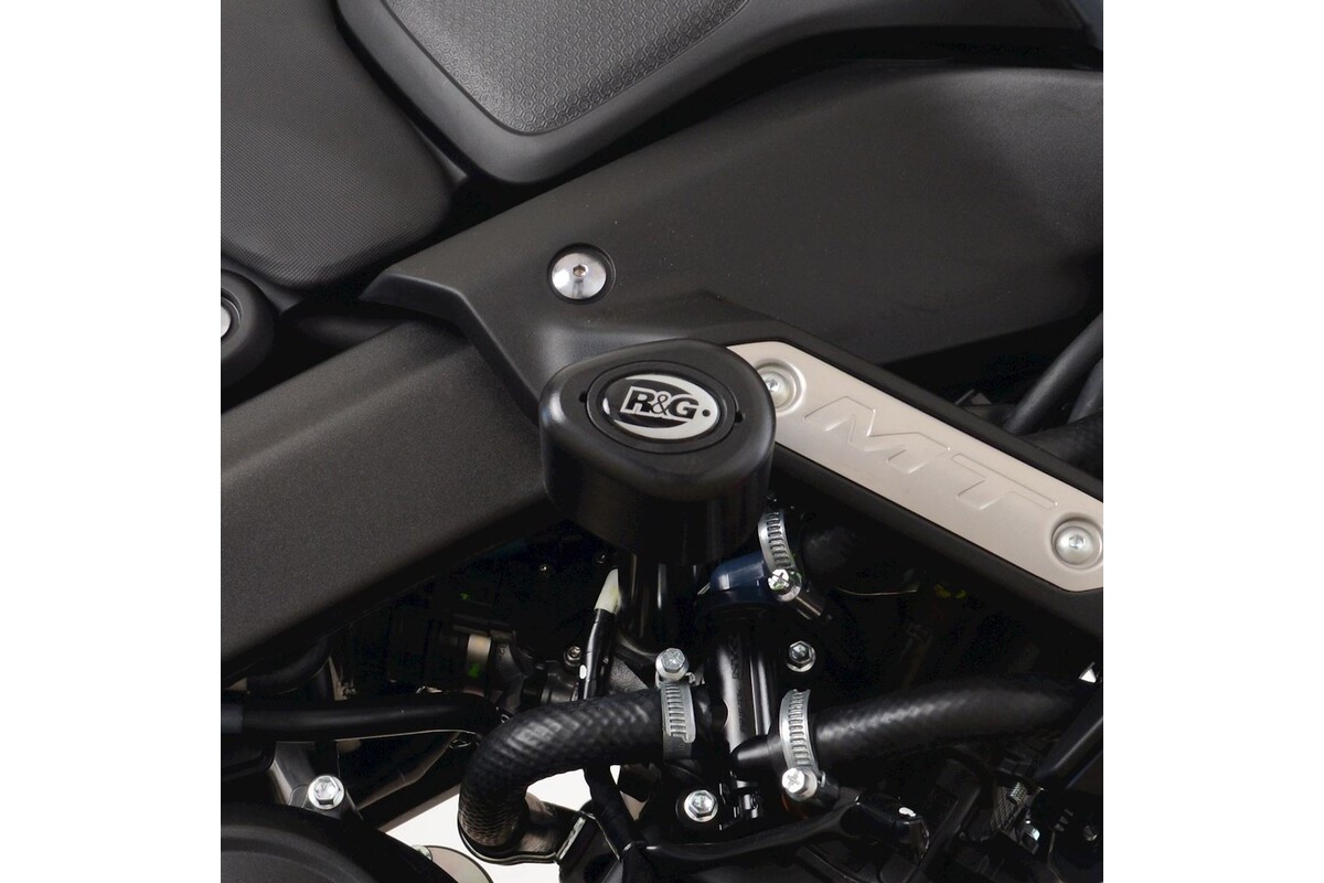 Tampons de protection R&G RACING Aero - noir Yamaha MT-125