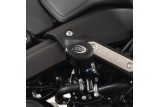 Tampons de protection R&G RACING Aero - noir Yamaha MT-125