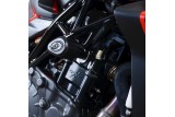 Tampons de protection R&G RACING Aero - noir MV Agusta Brutale 1000 RR