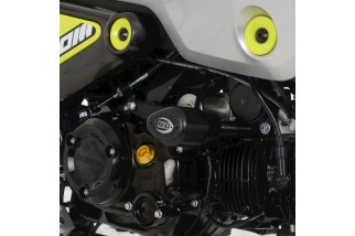 Tampons de protection R&G RACING Aero - noir Honda MSX 125 GROM