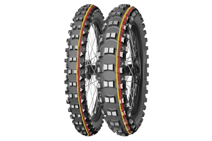 Pneu MITAS TERRA FORCE-MX SM 120/80-19 NHS 63M TT SOFT TO MEDIUM RED YELLOW