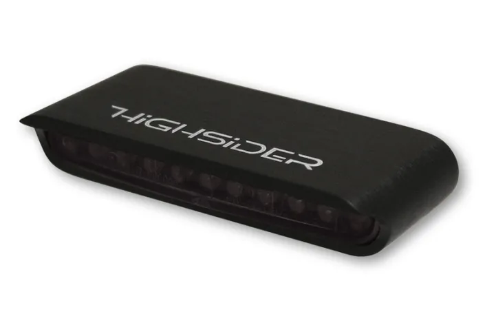 Clignotants LED HIGHSIDER pro - Stripe - noir/fumé - homologué E - la paire