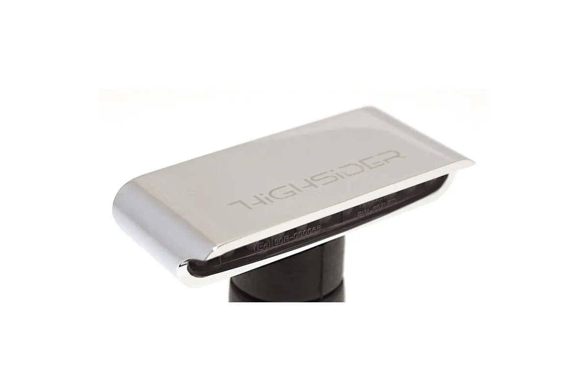 Clignotants LED HIGHSIDER pro - Stripe - chromé/fumé - homologué E - la paire