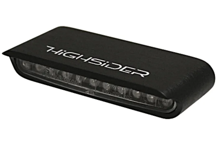Clignotants LED HIGHSIDER pro - Stripe - noir/translucide - homologué E - la paire