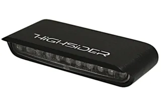 Clignotants LED HIGHSIDER pro - Stripe - noir/translucide - homologué E - la paire