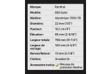 RENTHAL 22MM 693 GOLD