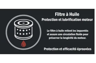 Filtre à huile moto haute efficacité – purification de l’huile et protection moteur durable.
