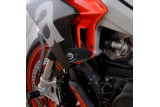 Tampons de protection R&G RACING Aero noir - Aprilia Tuono 660