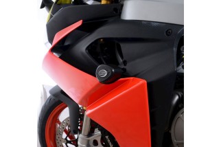 Tampons de protection R&G RACING Aero - noir Aprilia RS660