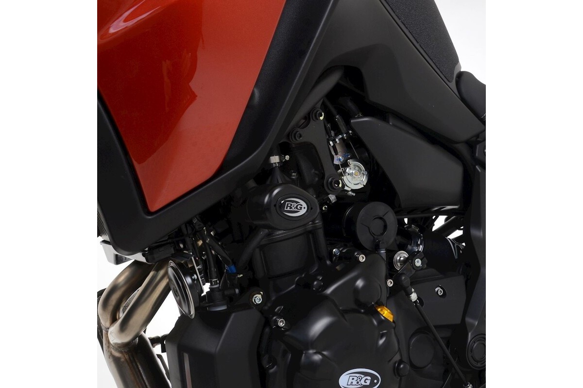 Tampons de protection R&G RACING Aero - noir Yamaha Tracer 7