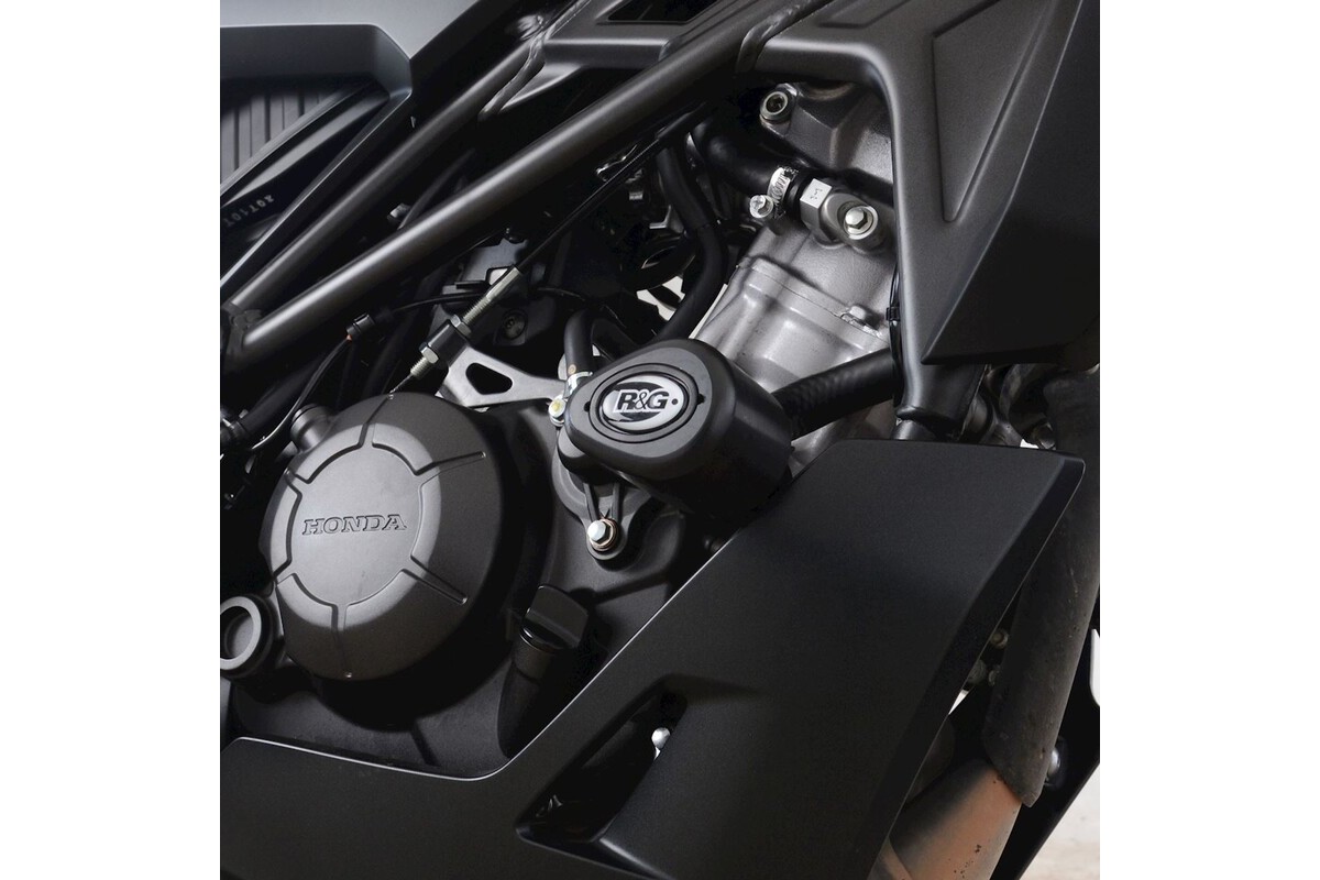 Tampons de protection R&G RACING Aero - noir Honda CBR125R