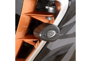 Tampons de protection R&G RACING Aero - noir Suzuki Hayabusa