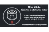 Filtre à huile moto haute efficacité – purification de l’huile et protection moteur durable.