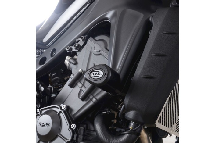 Tampons de protection R&G RACING Aero - noir Yamaha