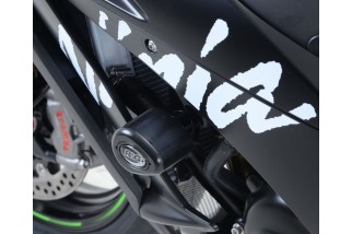 Tampons de protection R&G RACING Aero - blanc Kawasaki ZX10-R/RR