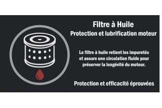 Filtre à huile moto haute efficacité – purification de l’huile et protection moteur durable.