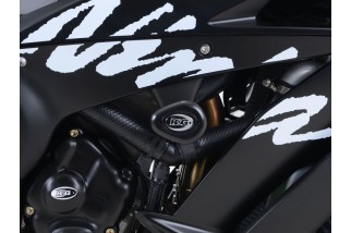 Tampons de protection R&G RACING Aero - blanc Kawasaki ZX10-R/RR