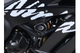 Tampons de protection R&G RACING Aero - blanc Kawasaki ZX10-R/RR