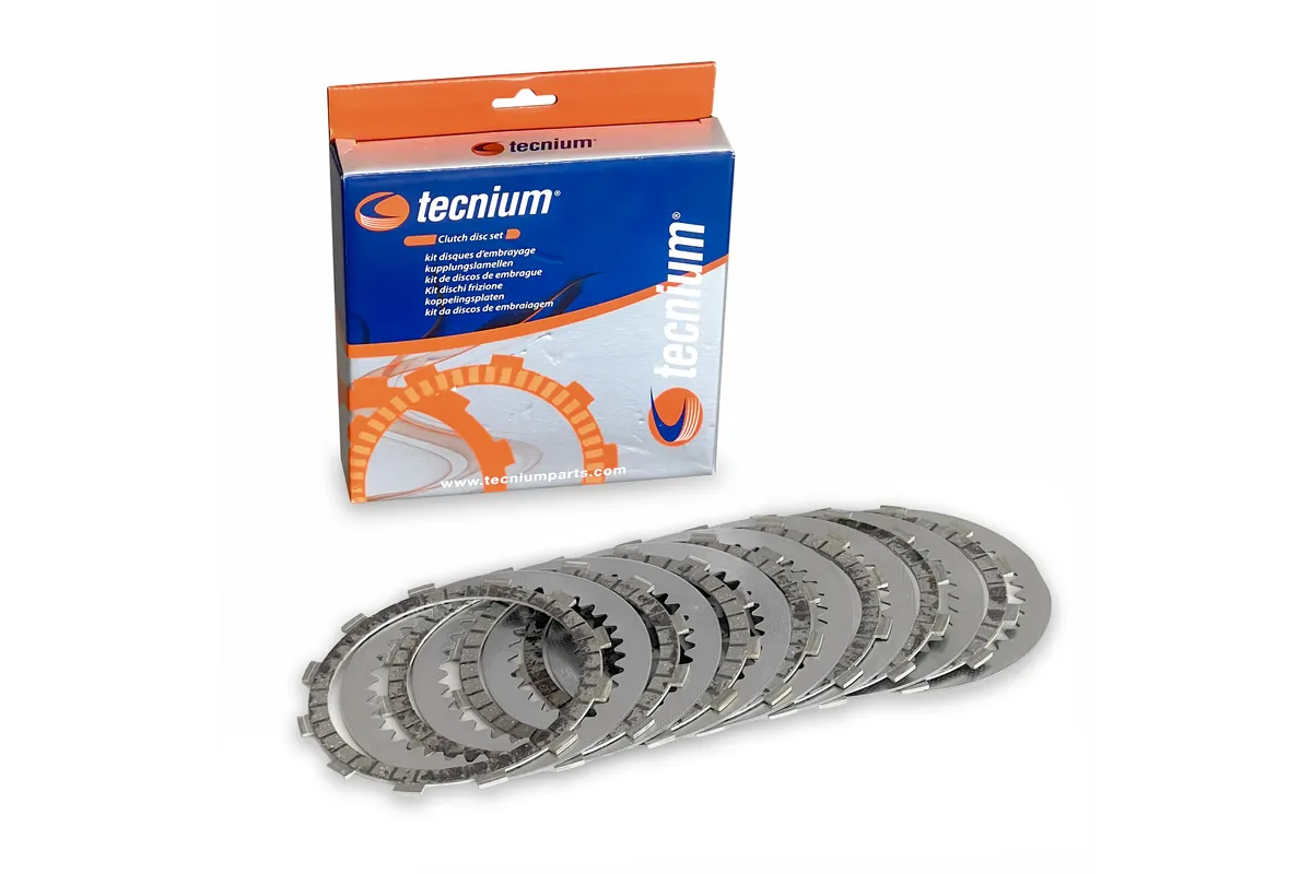 Kit disques garnis + lisses d'embrayage TECNIUM