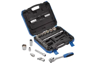 Jeu de douilles métriques DRAPER - 1/2" (24 pièces)