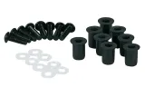 Kit vis de carénage en aluminium HIGHSIDER smart - écrous caoutchouc M5 - 8 pièces