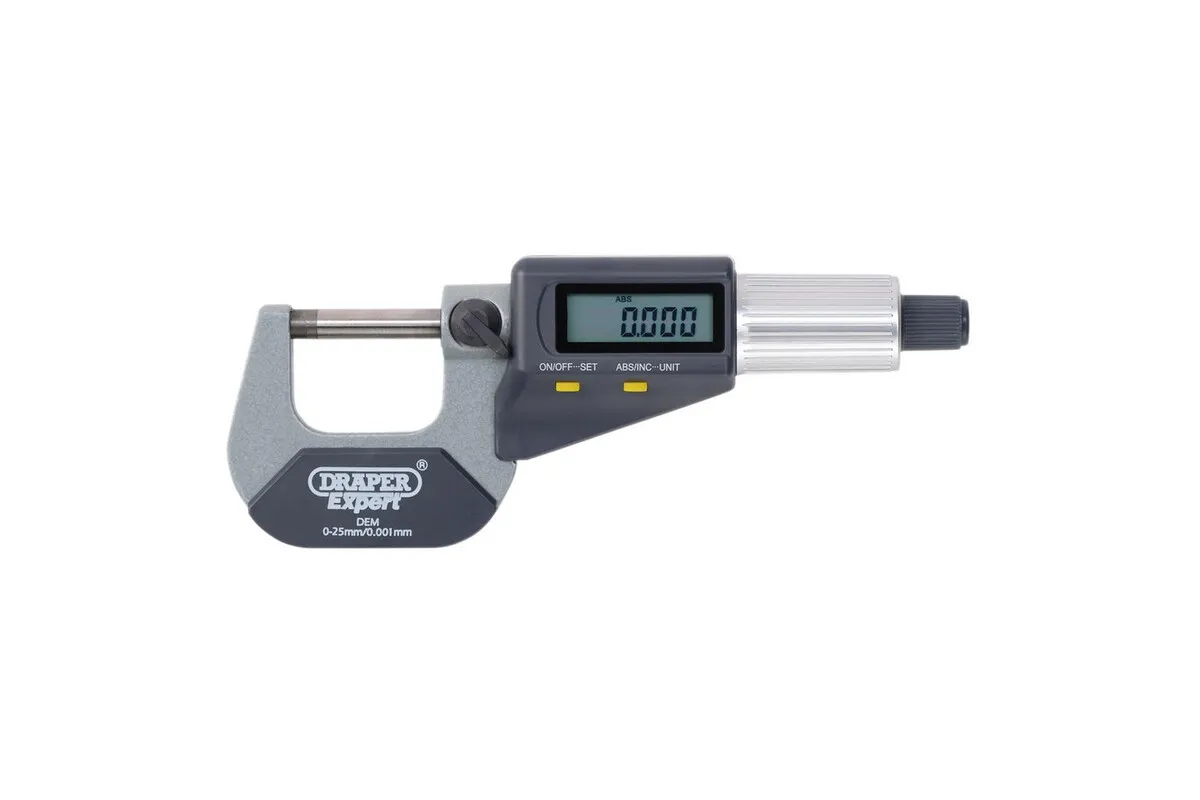 Micromètre externe numérique DRAPER Expert - 0-25 mm