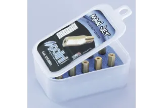 Polini main jet pack. 10 jets for Keihin/PWK carburetor, 140/158 (370.0005)