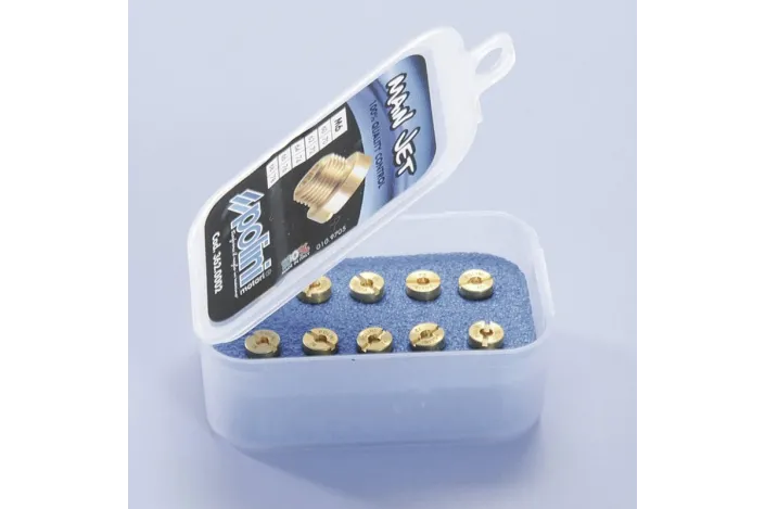 Polini main jet pack. 10 jets (Dell'Orto type) of 5 mm, 80/89 (362.0004)
