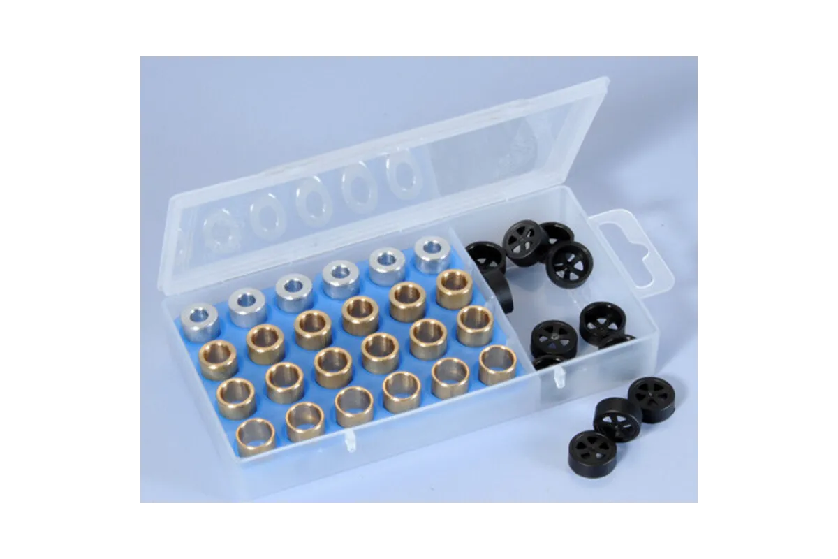 Boîte de galets POLINI 15x12mm 3,5-4-4,5-5gr - 24 pièces