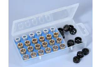 Boîte de galets POLINI 15x12mm 3,5-4-4,5-5gr - 24 pièces