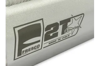 Silencieux FRESCO Carby aluminium blanc/casquette carbone