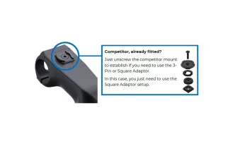 Adaptateur de potence QUAD LOCK pour vélo