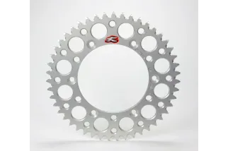 Couronne RENTHAL aluminium anti-boue 441U - 428